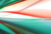 Abstract energy flow lines in bright lime color