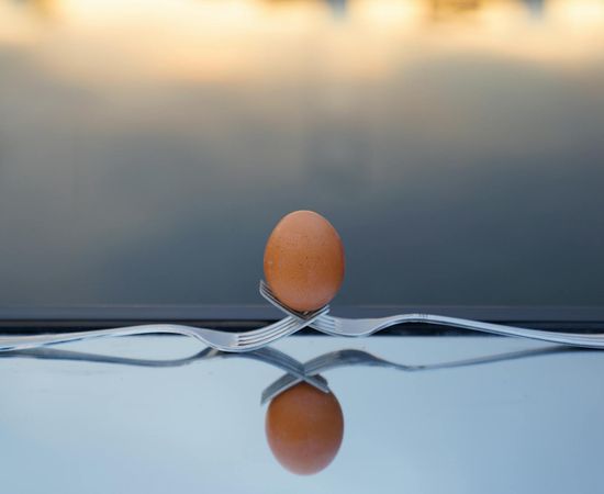 Harmonious abstract composition symbolizing steady inner balance